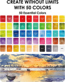 Grabie Set of 50 Color Watercolor Paint Set with Brush Pens | 50 Colors（New） — 7