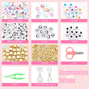 120 Colors 4mm Seed Beads Bracelet Making Kit,13000pcs 5 Types Small Beads — 5