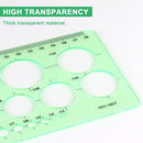 Tamaki Circle Template, Geometric Drawings Stencils, 2 Pack — 3