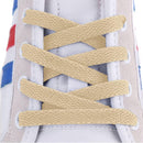 AOMIDI Flat Shoelaces 5/16" | 2 Pair | For Sneakers and Converse Shoelaces — 2