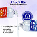 JANCHUN Crystal Clear Epoxy Resin Kit 2 Gallon, Bubble-Free, Anti-Yellowing, Self Leveling Easy Mix 1:1 Coating and… — 6