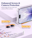 GVIEWIN for iPhone 17 Case Floral Clear Slim Women — 6
