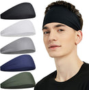 Pilamor Sports Headbands for Men 5 Pack,Sweatbands for Men Workout,Running — 1