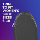 Dr. Scholl's® Love Your Sneakers Full Length Insoles, All-Day Comfort for Slip on & High Top Sneaker, Prevent Discomfort, Arch Support, Absorb Shock, Trim Insert to Fit Shoe, Women Size 6-10, 1 Pair - Soft Foam for Sneakers — 7