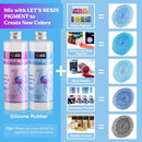 LET'S RESIN Silicone Mold Making Kit-Translucent Silicone Rubber 20oz — 6