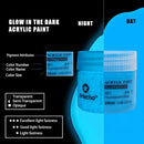 Artecho Glow in the Dark Acrylic Paint Set, 8 Colors x 20ml (0.7oz) | Jar | 0.7 Fl Oz (Pack of 8) — 4