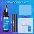 KISREL 50g UV Resin Kit with Light, Fast Curing & Bonding in Seconds — 6