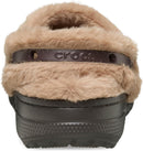 Crocs Unisex-Adult Classic Unfurgettable Lined Clogs, Fuzzy Slippers | 9 Women/7 Men | Milk Chocolate — 3