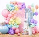 PartyWoo Pastel Balloon Arch Kit 142pcs Different Sizes of 18 12 10 5 Inch | Pastel-3308 — 1