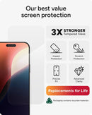 ZAGG Glass+ Screen Protector for iPhone 16 Pro photo 3
