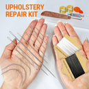 VONEEDL Upholstery Repair Kit: Waxed Sewing Thread (2 Colors: Black and White) & Heavy Duty Needles (11 PCS) for Leather, Canvas & Quilting Thread | Black, White — 2