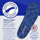 PowerStep Pinnacle Maxx Orthotic Insoles, Maximum Stability & Comfort, Firm & Flexible Angled Heel, Flat Feet & Overpronation, Heavy Duty Shoe Inserts for Men & Women, Made in USA - Maroon — 4