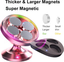 【2-Pack】Magnetic Phone Holder for Car Dash Strong Magnetic Car Phone Mount | Rose Gold photo 2