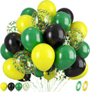 Green and Yellow Tractor Balloons, 50Pcs 12 Inch Confetti Sport Balloons | Green Yellow — 1