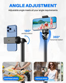Extendable Phone Tripod for iPhone, Selfie Stick with Remote & Phone Holder photo 4