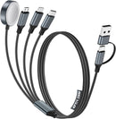 4-in-2 Multi Charging Cable for Apple Watch Charger/iPhone/Samsung Charger 1