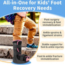 Pediatric Walking Boot For Kids – Lightweight Adjustable Support Shoe for Children's Foot & Ankle Injuries, Sprains, and Post-Cast Recovery – Fits Left or Right Foot, Easy Sizing for Toddlers to Big Kids (L) — 4