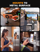 Upgraded Magnetic Phone Holder for Gym, 360° Rotatable Base, Dual-Magnet photo 5