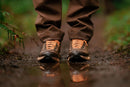 Danner Trail Trainer Mid 4" Women's Waterproof Hiking Shoes, Lightweight, Durable, Uninsulated Outdoor Footwear - Malt Brown/Orange Peel — 8