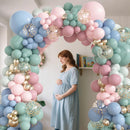 Amandir 173Pcs Pink Blue Green Balloon Arch Garland Kit — 6