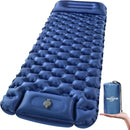 WANNTS Ultralight Sleeping Pad with Pillow & Built-in Pump for Camping | Blue — 1