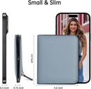 Toughergun Women’s Small Slim Leather Wallet with RFID Protection, Compact Bifold Mini Purse with Clear ID Window — 2