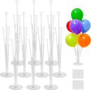 JOYYPOP 10 Sets Balloon Stand Kit, Balloon Sticks with Base | 10 Pack Clear — 1