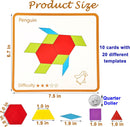 Activities for Dementia Patients, 80 Pieces Wooden Tangrams Puzzle Seniors — 2