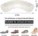 DIAFEBWANGHH4 Pairs Heel Pads Heel Grips Gel Heel Pads,Heel Inserts Gel Heel Cushion Inserts Blister Prevention,Silicone Heel Protector Large Inserts Shoes Cushion 4D,Stickers Heels (4) — 2