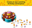 LEGO Birthday Party Cake - Building Toy for Boys & Girls, Ages 7+ - Birthday Decoration with 10 Candle Accessories - Craft for Kids - 40815 — 6