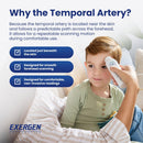 Exergen TAT-2000C+ Thermometer for Adults, Kids, & Newborns, 9V Included — 3