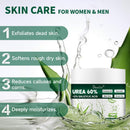 60% Urea Cream with 2% Salicylic Acid | 60 Percent Maximum Strength for Feet — Unscented Dead Skin Remover for Dry Cracked Heels, Hands, Knees & Elbows | Callus Repair | Foot Care Treatment 6.35 oz — 4