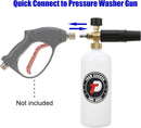 Tool Daily Foam Cannon with 1/4 Inch Quick Connector, 1 Liter, 5 Pressure Washer Nozzle Tips — 2