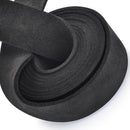 Leather Strap 1 Inches Wide Flat Leather Straps for Crafts, Full Grain Oil Tan Leather Strips for Crafts, Tooling, Belt, Garden Tools (2mm Thick 72 Inches Long Black) — 1