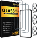 SIBEITU 3+3 Pack Screen Protector for iPhone 17 6.3 Inch Tempered Glass — 1