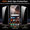 Lesakit 4+4 Pack Privacy Screen Protector for iPhone 16 Pro Max 6.9-Inch with 4 Pack Camera Lens Protector, Anti Spy Tempered Glass Film 9H Hardness Case Friendly photo 3