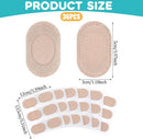 36 PCS Bunion Pads Bunion Pain Relief Pads Self-Adhesive Bunion Protector Pad Reduce Friction & Pressure Bunion Cushions Pads for Corns, Blisters, and Bunion | Apricot — 2
