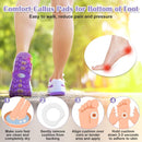 84 Pcs Callus Cushions for Bottom of Feet Self Adhesive Donut Corn Remover Pads Corn Patches for Foot Toes Blister Bunion Wart Pain Relief, White — 5