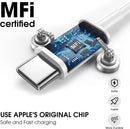 USB C to USB C Cable, USBC Cable for Apple, Fast Charging, 3-Pack 6FT White photo 2