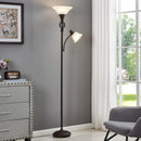 GyroVu Torchiere Floor Lamp for Living Room, LED Standing Reading Light — 4