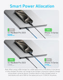 Anker 2-in-1 USB C to USB C Cable, 140W Max (1-Pack, 4 ft, Black) 4