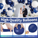 Navy Blue Balloon Arch Kit 111Pcs 18 12 5 Inch Latex Party Balloons Garland for Birthday Baby Shower Wedding Engagement Anniversary Christmas Party Decorations — 4