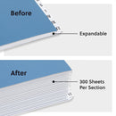 Smead Desk File Sorter, A-Z File Organizer, 20 Dividers, Letter, Dark Blue — 6