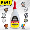 Medium Cyanoacrylate (CA) Super Glue – 2 oz Bottle – Fast-Setting Adhesive for Wood, Plastic, Ceramic, and DIY Projects — 7
