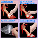 Ball of Foot Cushions for Women, 8PCS Metatarsal Pads & Shoe Inserts | Instant Pain Relief & All-Day Comfort, Secure Gel Heel Inserts for High Heels, Universal Fit Size ((Clear, Beige, Black) 7