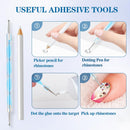 FITTDYHE B7000 Glue Clear with Precision Tip，50Ml B7000 Glue Clear for Rhinestones Glue for Crafts, Multipurpose… — 6