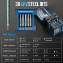 STREBITO 55 in 1 Magnetic Screwdriver Set, Cube Tool Kit — 2