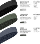 Strength™ Heel Lift Inserts (Pair) (Medium) - Ideal for Bodybuilding, Olympic Lifting, Squats, Leg Press - Gray — 8