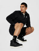 Nike Men's Court Vision Mid Next Nature Shoes - Black/Black-phantom (Winterized) — 2
