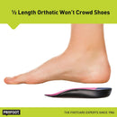 PROFOOT Plantar Fasciitis Orthotic Insoles for Women (Sizes 6-10) – Gel Shoe Inserts for Instant Heel Pain Relief and Arch Support – 1 Pair of Heel Pads — 5